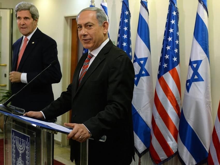 PM Netanyahu meets with US Sec of State Kerry