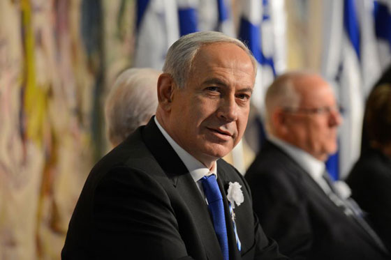 PM Netanayhu at swearing in ceremony in the Knesset