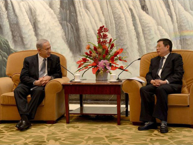 PM Netanyahu meets with Shanghai Mayor Yang Xiong