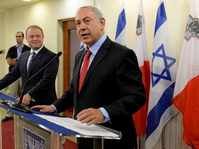 PM Netanyahu meets with Malta PM Muscat