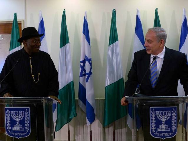 PM Netanyahu meets with Nigerian President Jonathan