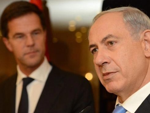 PM Netanyahu with Dutch PM Mark Rutte