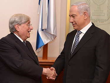 PM Netanyahu and retired Justice Jacob Turkel