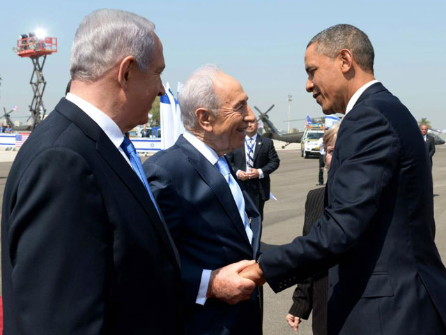 US President Obama arrives in Israel