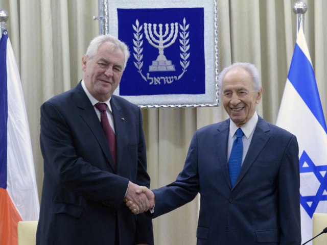 President Peres welcomes Czech President Zeman