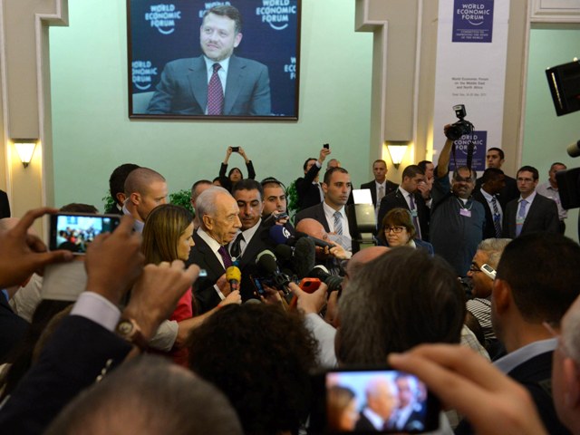 President Peres and the WEF in Jordan