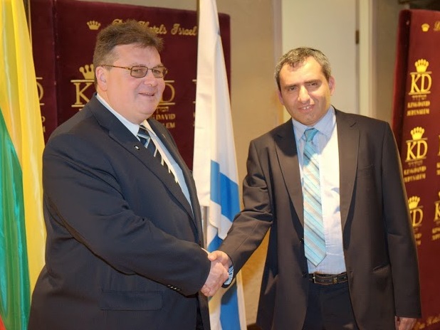 Dep FM Elkin meets Lithuanian FM Linkevicius