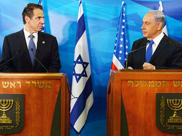 PM Netanyahu with New York Governor Andrew Cuomo in Jerusalem