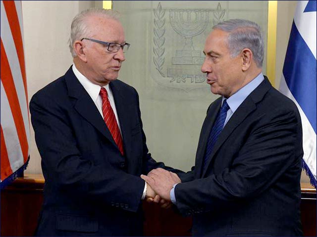 PM Netanyahu with US House of Representatives Armed Services Committee Chairman McKeon in Jerusalem