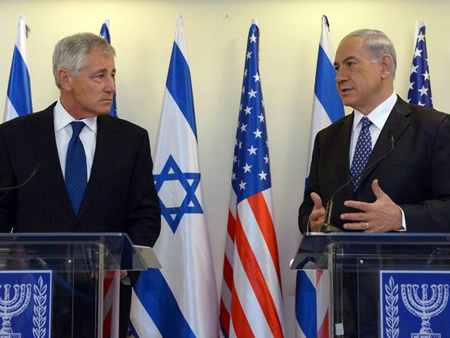 PM Netanyahu and US Secretary of Defense Hagel