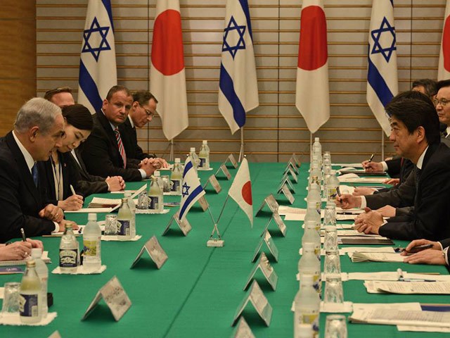 PM Netanyahu meets with Japanese PM Shinzo Abe (May 2014)