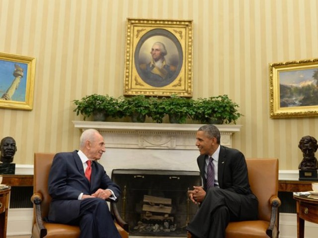 President Peres meets with President Obama