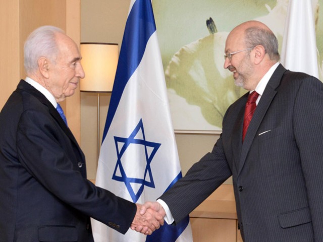 President Peres meets with OSCE Secretary-General Zanier