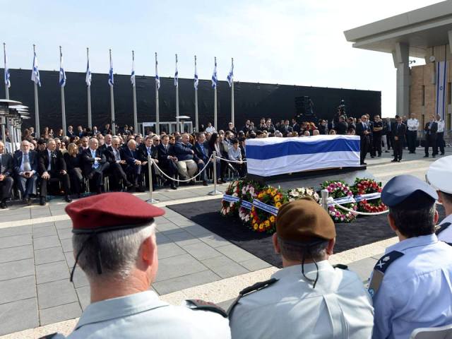 State memorial ceremony for Ariel Sharon at the Knesset