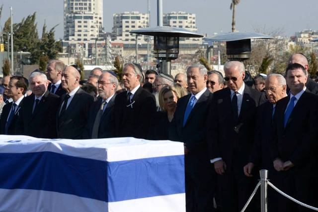 Memorial service for Ariel Sharon