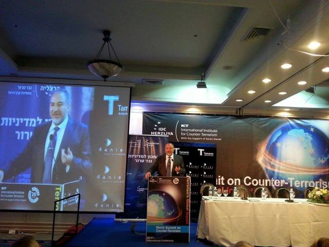 FM Liberman addresses 14th International Conference on Counter-Terrorism