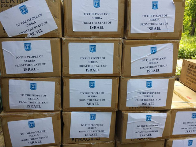 Israel sends humanitarian aid to Serbia