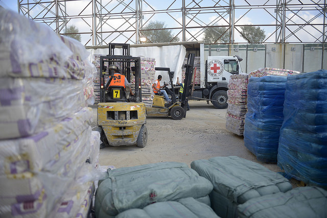 Humanitarian aid to Gaza, July 19, 2014