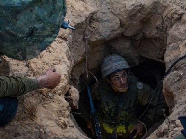 IDF soldiers search Hamas tunnels in Gaza