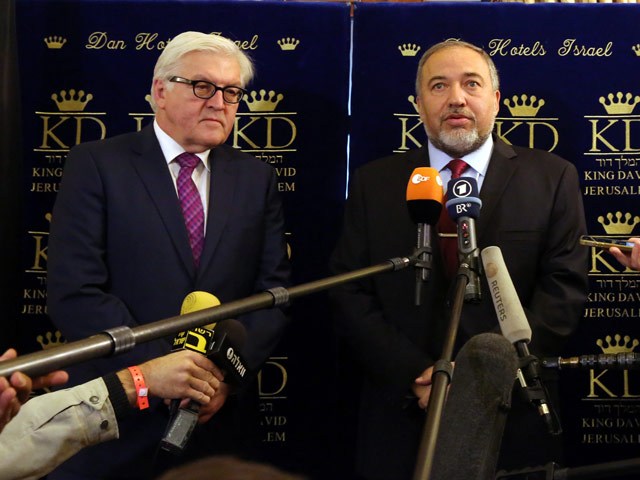 FM Liberman meets German FM Frank-Walter Steinmeier