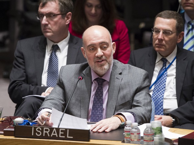 Amb Ron Prosor addresses the UN Security Council