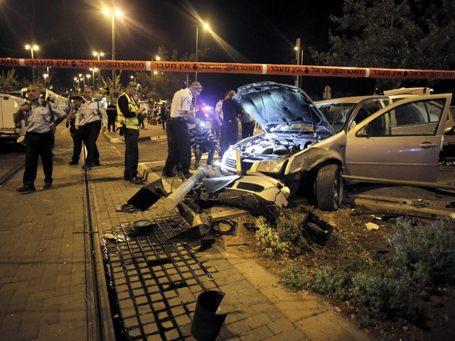 Scene of terror attack in Jerusalem