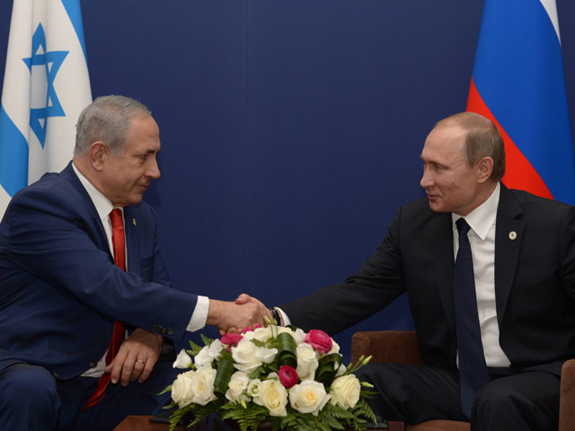 PM Netanyahu meets with Russian President Vladimir Putin in Paris