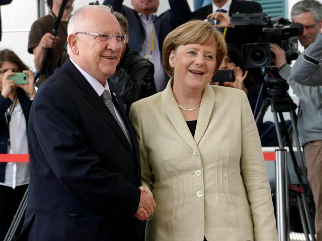 President Rivlin with Chancellor Merkel