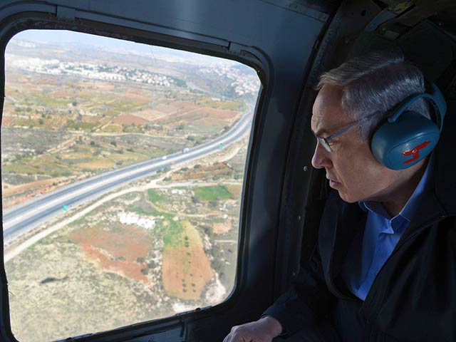 Prime Minister Netanyahu touring Gush Etzion