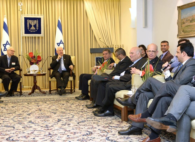 President Rivlin hosts meeting of India-Israel Forum