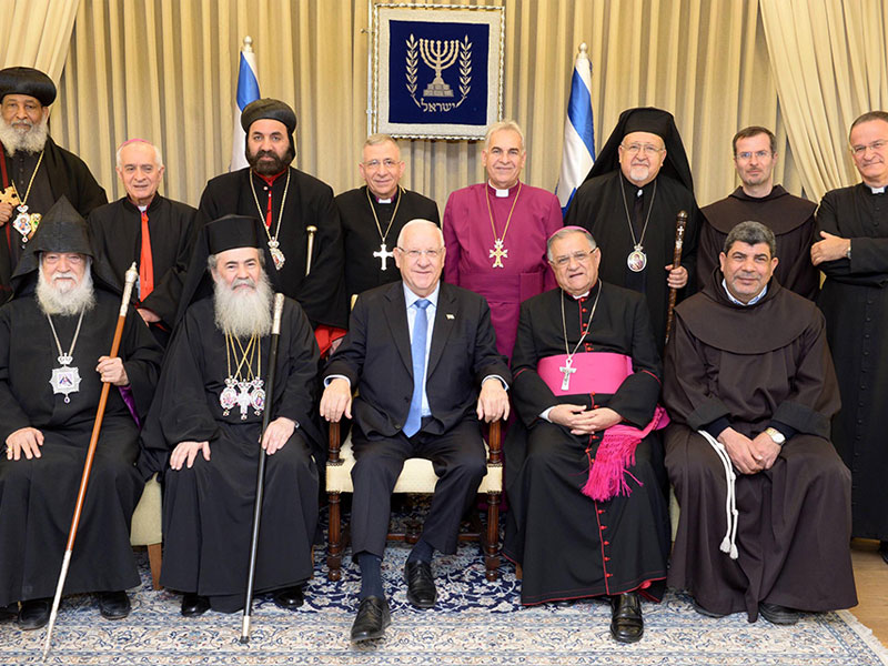 President Rivlin and Israeli Christian community leaders