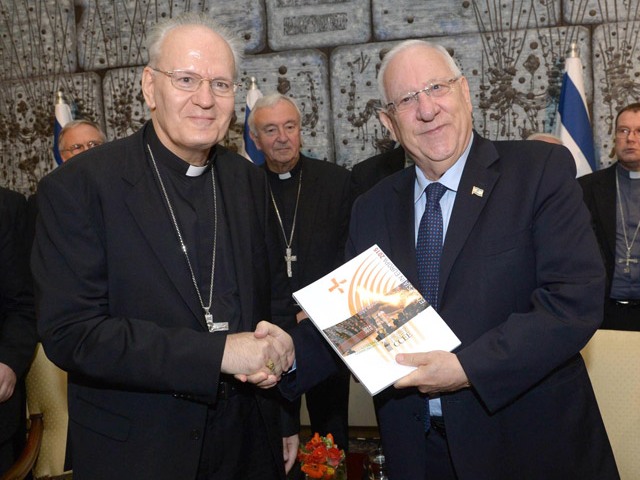 President Rivlin meets with Cardinal Peter Erdo