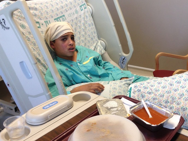 13-year-old Arab boy who carried out stabbing attack receiving medical treatment in Jerusalem hospital