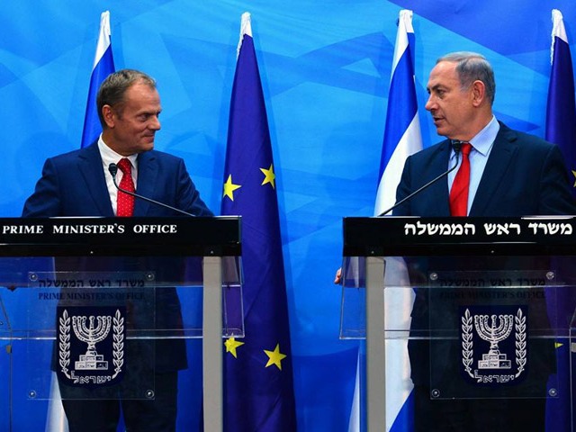 PM Netanyahu meets with European Council President Donald Tusk