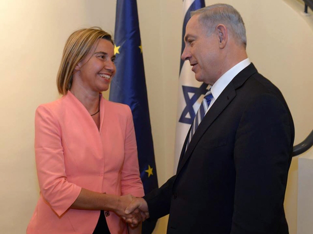 PM Netanyahu meets with EU High Representative Federica Mogherini