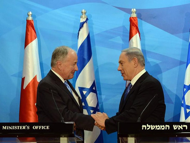 PM Netanyahu meets Canadian FM Nicholson