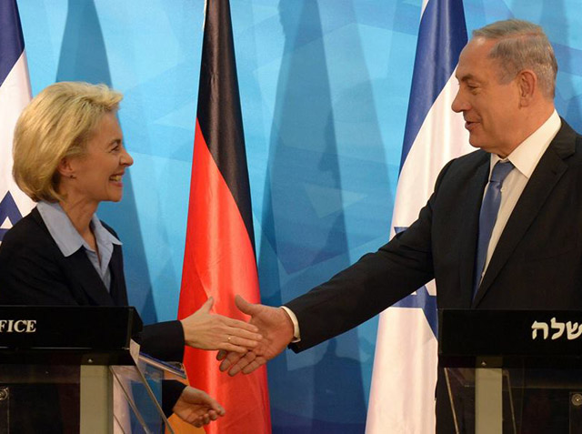 PM Netanyahu meets with German Defense Minister