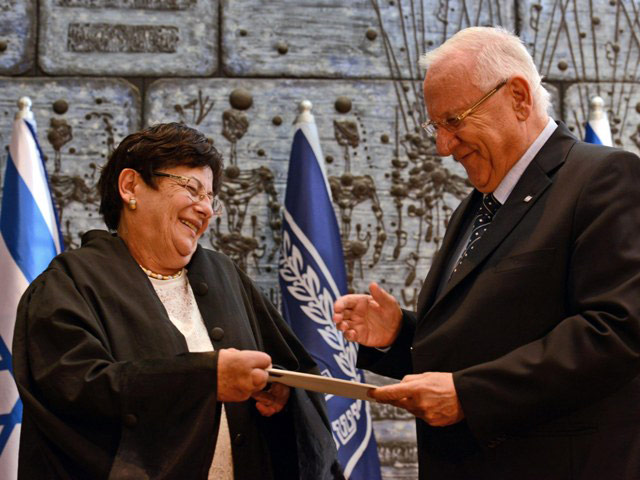 President Rivlin and Supreme Court President Justice Miriam Naor