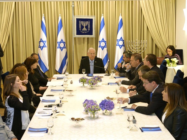 President Rivlin begins consultations with elected parties