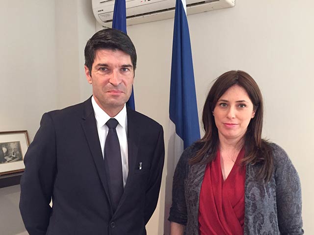 DFM Hotovely with French Ambassador to Israel Maisonnave