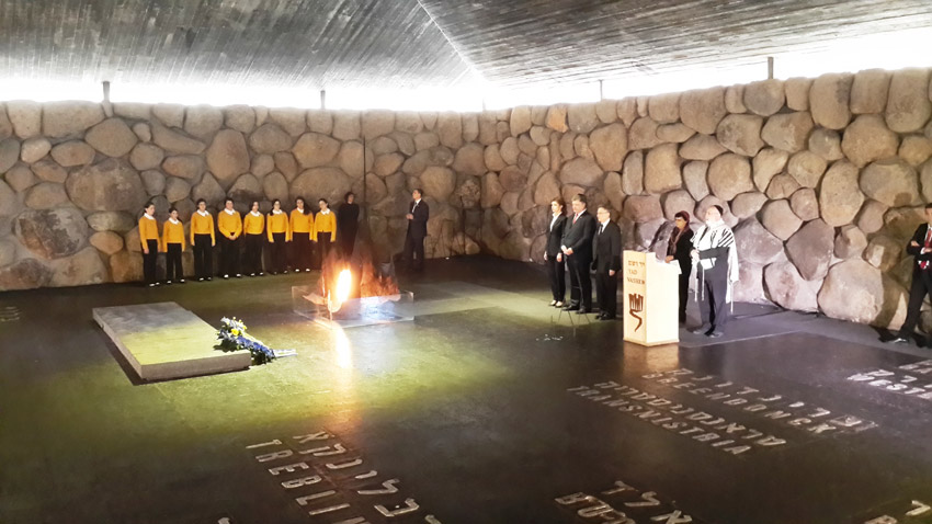 Ukraine President Petro Poroshenko at Yad Vashem