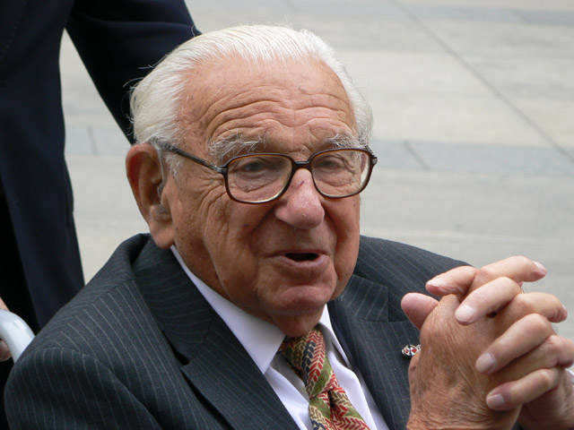 Nicholas Winton in Prague