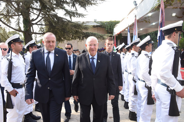 Georgian President Margvelashvili received at the President's Residence