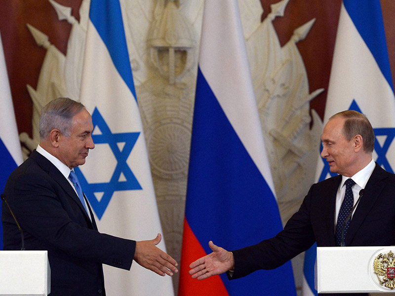 PM Netanyahu with President Putin at the Kremlin