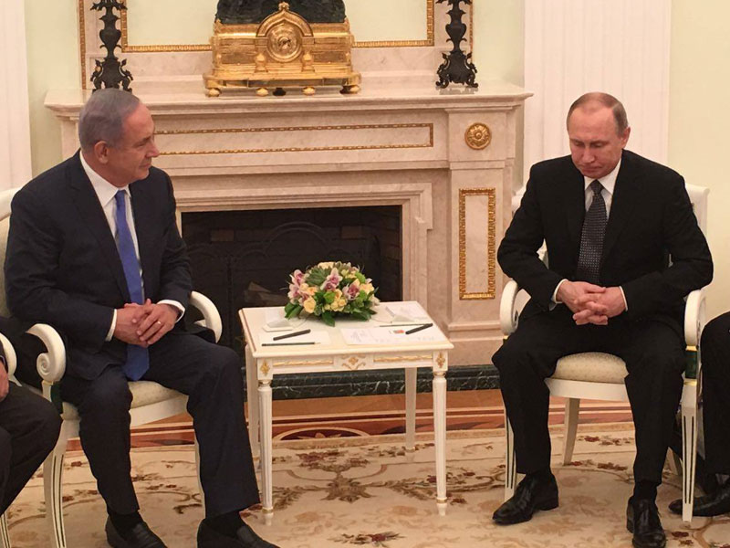 PM Netanyahu meets with Russian President Putin in Moscow