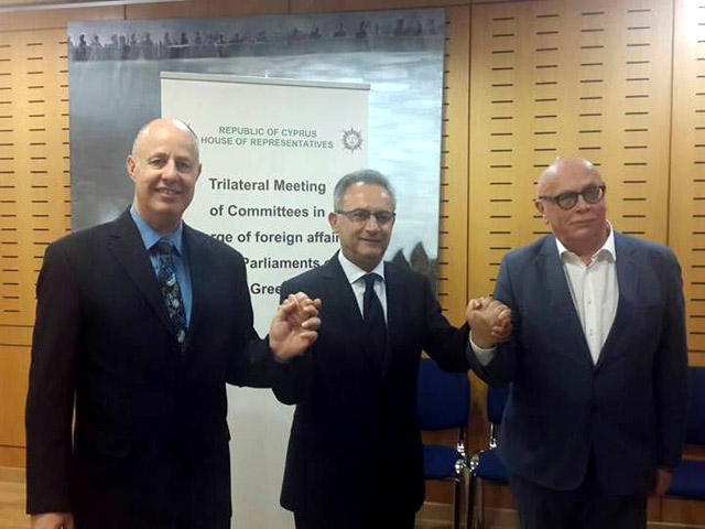 Parliamentary committees of foreign affairs of Israel, Greece and Cyprus sign joint declaration on strategic dialogue