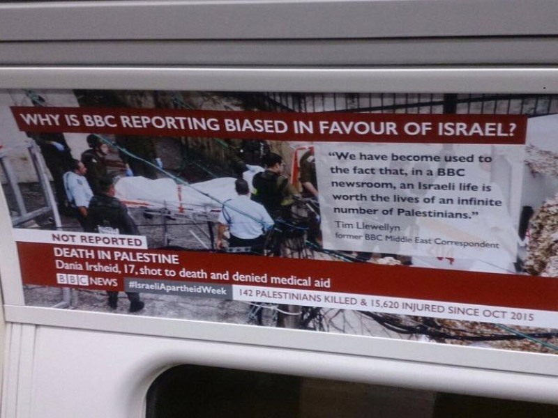 Inciteful posters removed from London underground