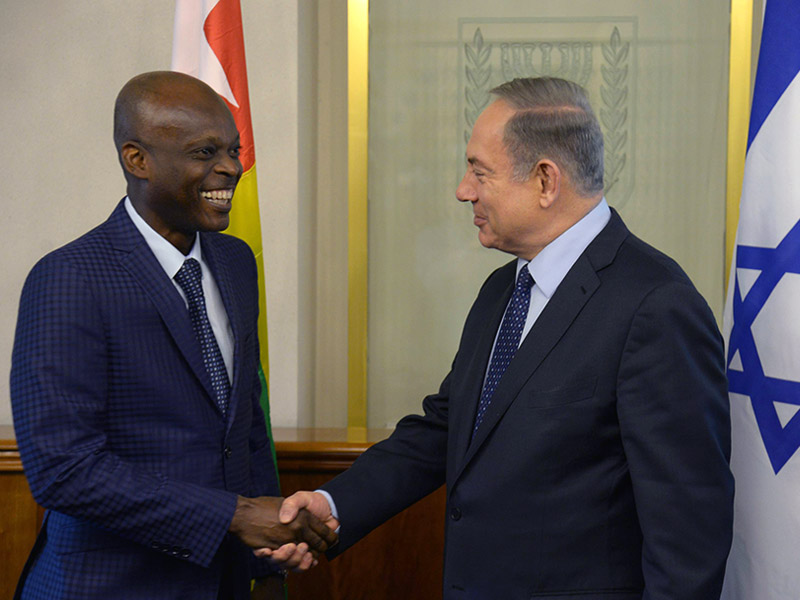 PM Netanyahu meets with Togolese FM Dussey