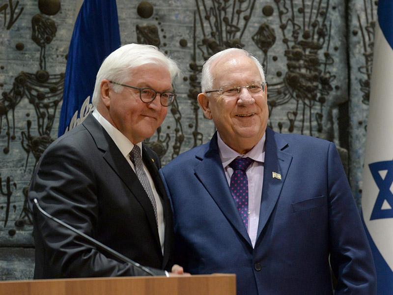 President Rivlin with German President Dr. Frank-Walter Steinmeier