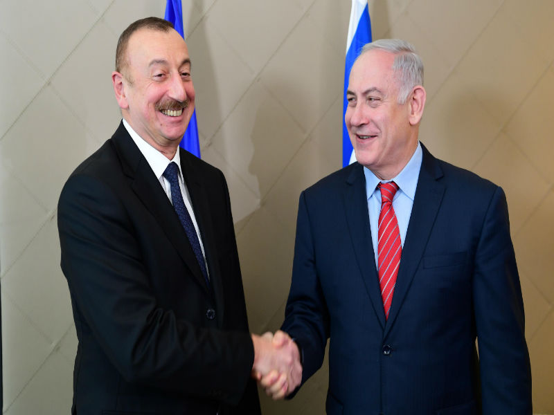 PM Netanyahu and Azerbaijan Pres. Aliyev